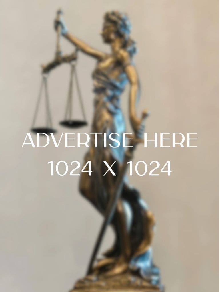 Legal advertising banner