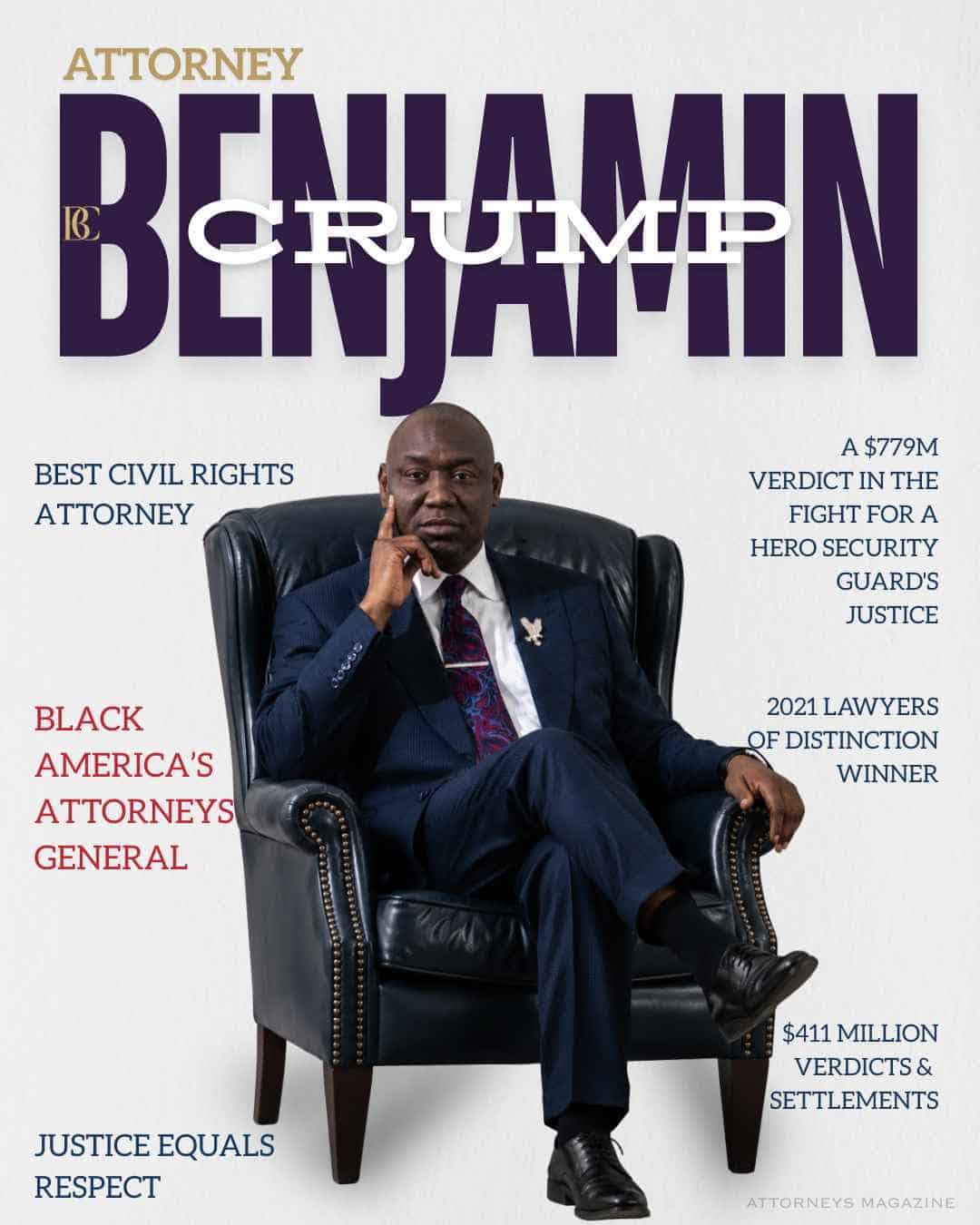 Attorney Ben Crump magazine cover