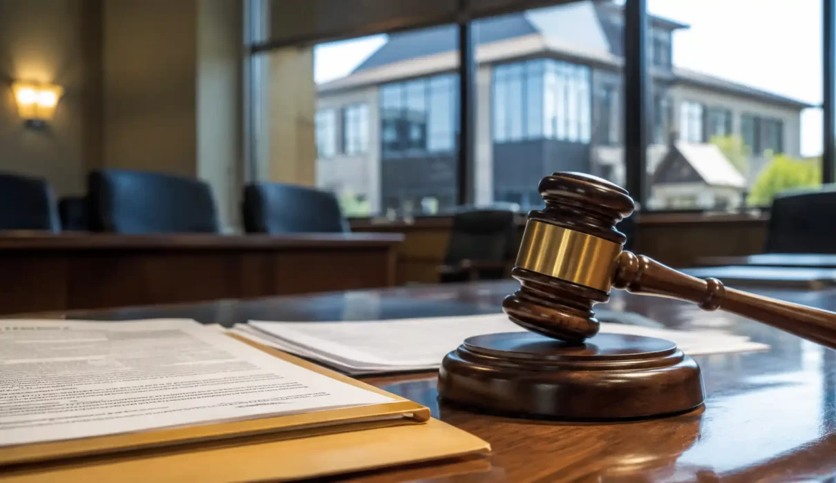Courtroom gavel representing the Horsepower Brands lawsuit and franchise litigation.