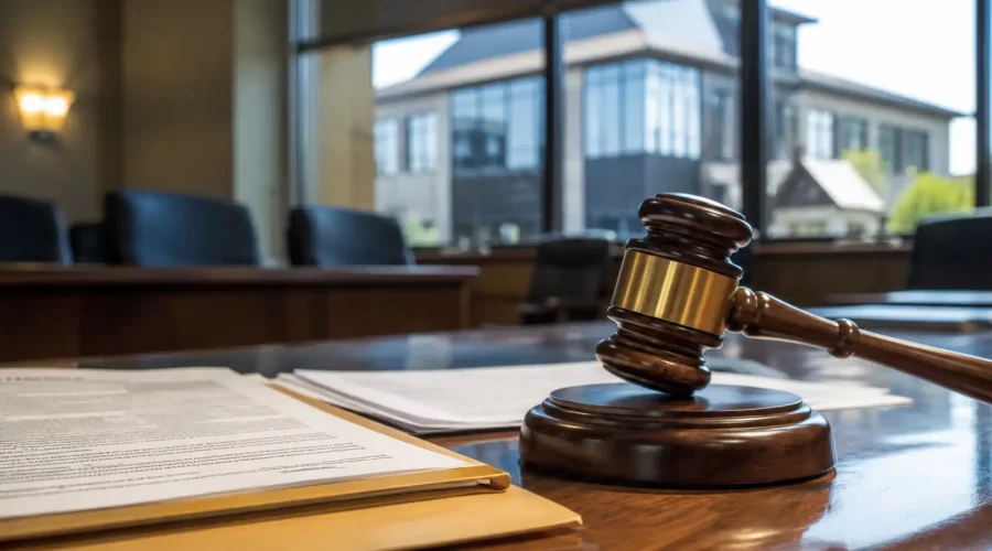 Courtroom gavel representing the Horsepower Brands lawsuit and franchise litigation.