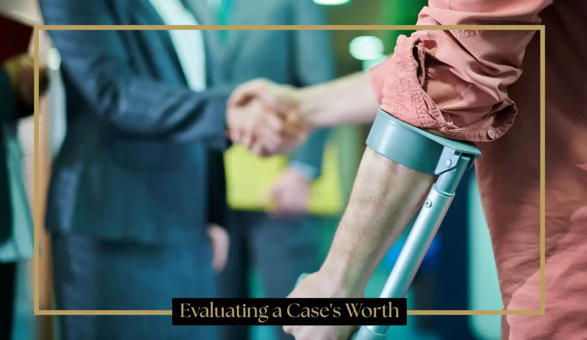 Personal injury lawyer Evaluating a Case's Worth