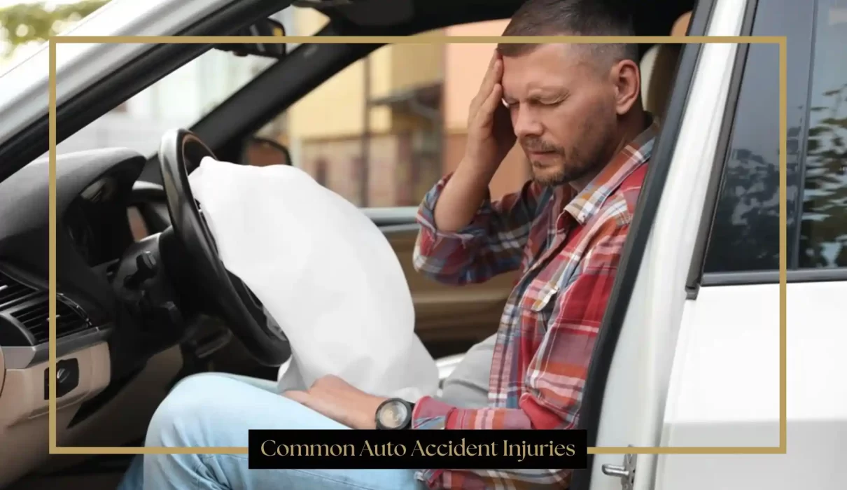common auto accident injuries