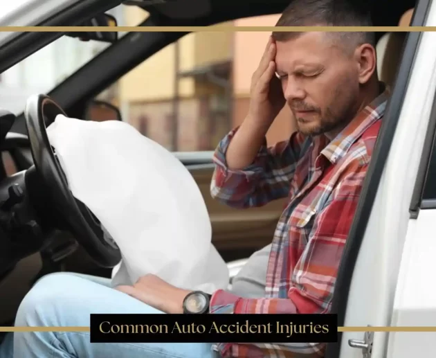 common auto accident injuries