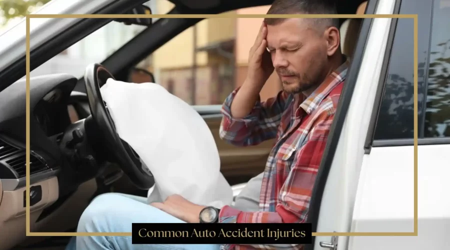 common auto accident injuries
