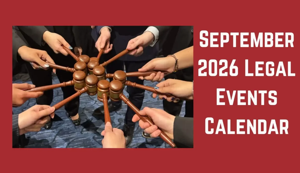 September 2026 Legal Events Calendar