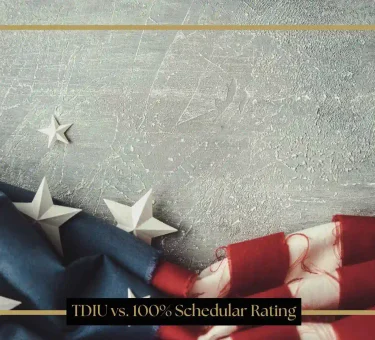 TDIU vs. 100% Schedular Rating